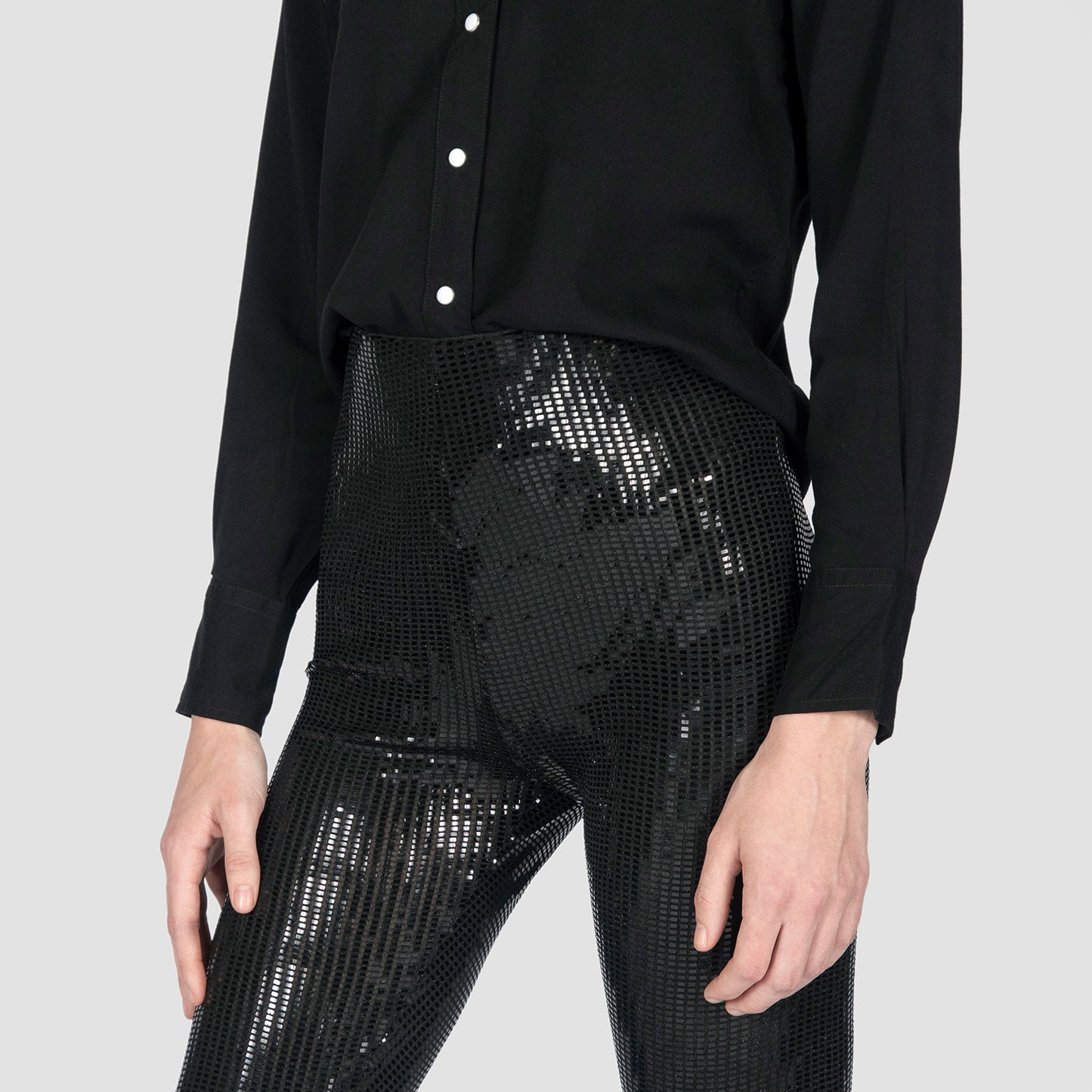 Women's Fever - Disco Black Leggings