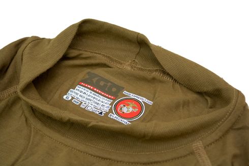 USMC FROG Coyote Base Layer Shirt