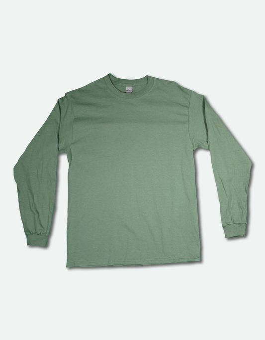 FOX OUTDOOR PLAIN LONG SLEEVE T-SHIRT - OLIVE DRAB