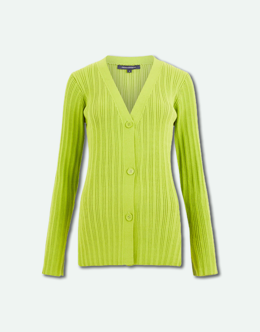 Women's Leonora L/S Cardigan - Wasabi