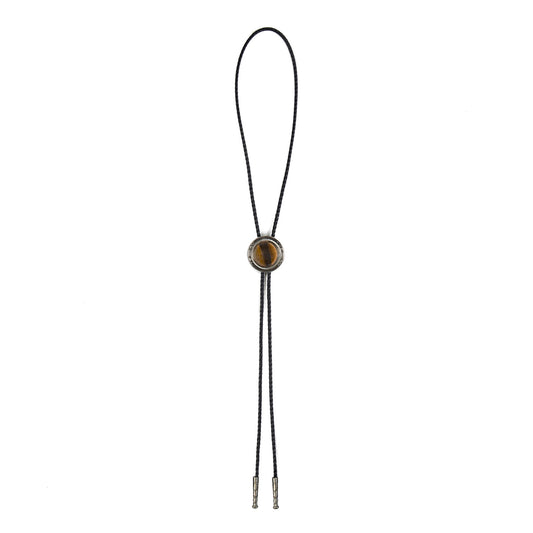 Lost Highway - Tiger's Eye Bolo Tie