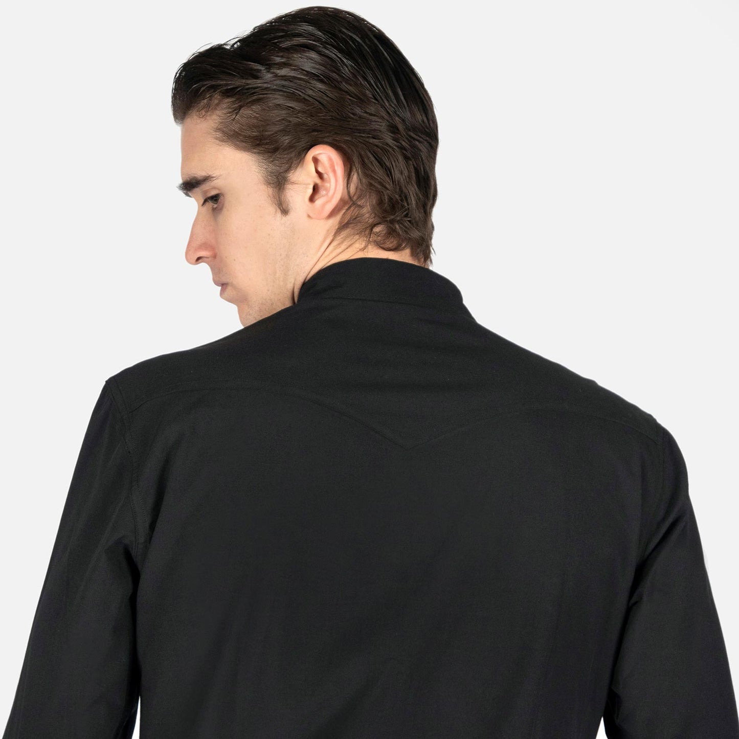 Men's Open Road L/S Western Shirt - Black