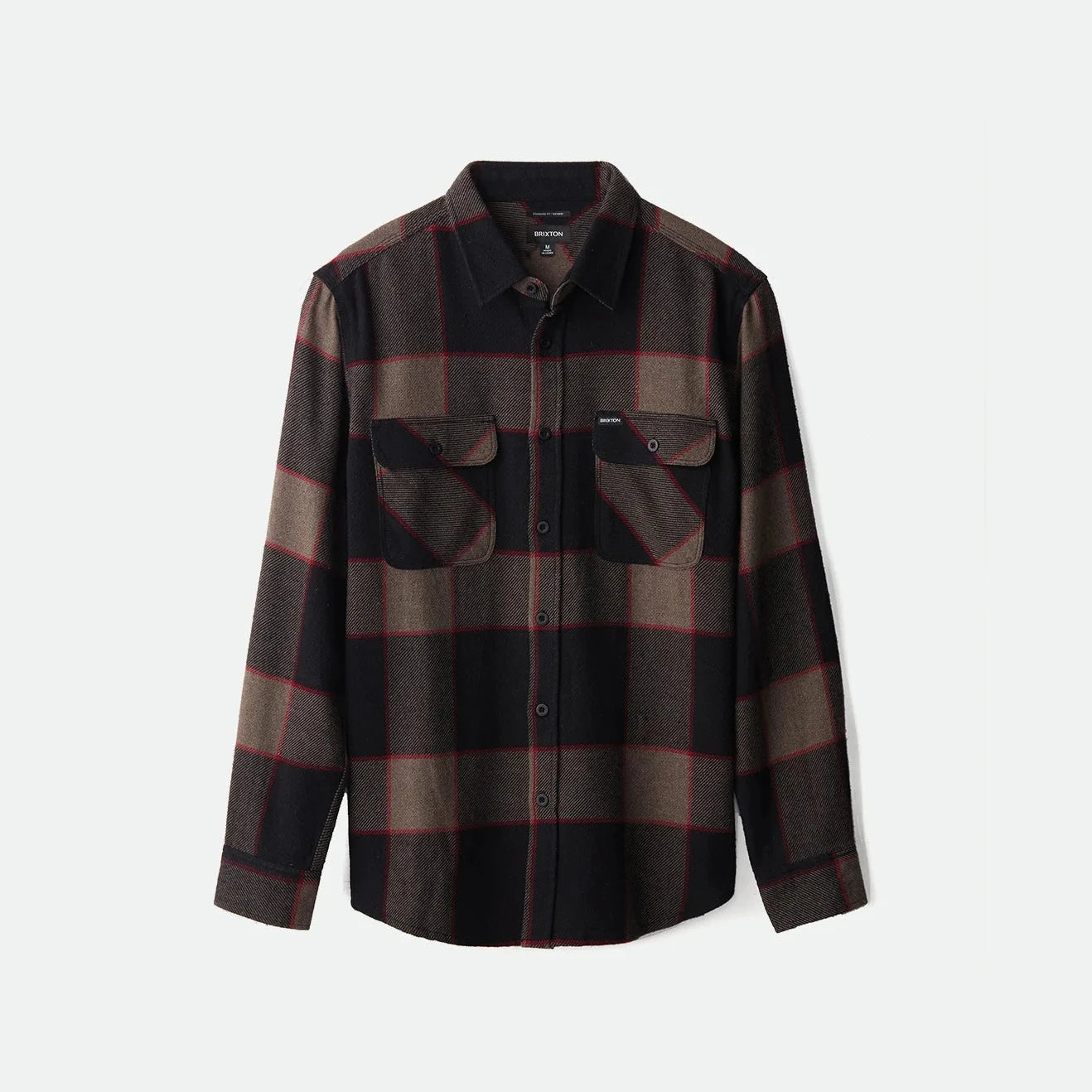 Men's Bowery L/S Flannel - Heather Grey / Charcoal