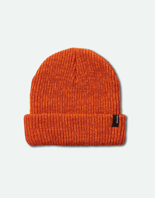 Polar Chunky Beanie - Burnt Red/Athletic Orange Marl