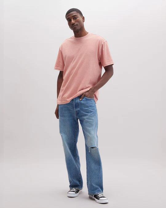 Men's Relaxed S/S Tee - Pink Sands