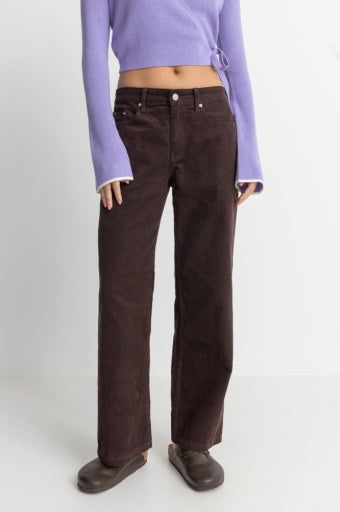 Women's Lula Low Rise Pant - Chocolate