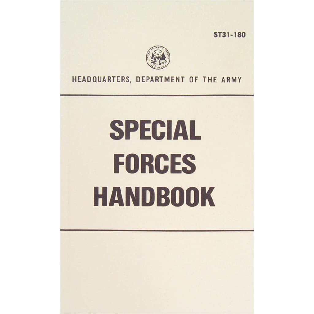 FIELD MANUAL - SPECIAL FORCES