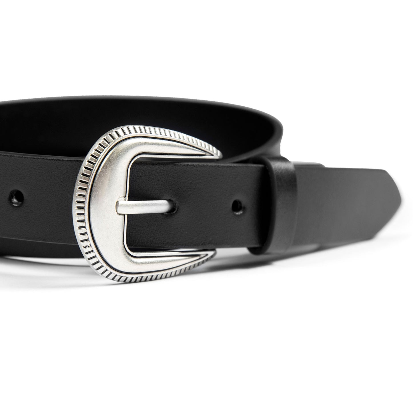 Wyatt Belt - Black Leather