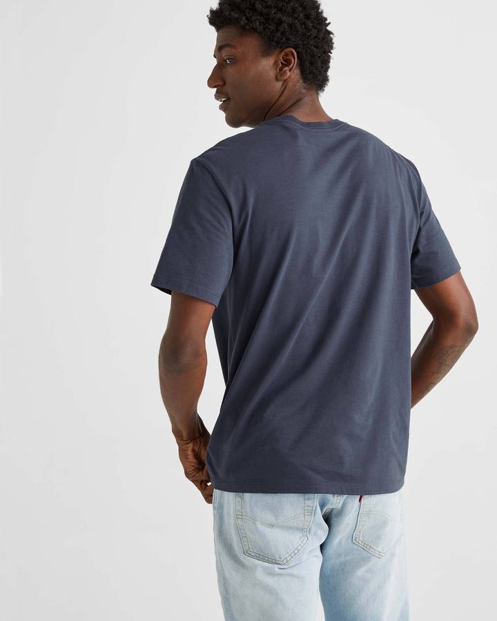 Men's Pima Cotton Pocket Tee - Blue Nights