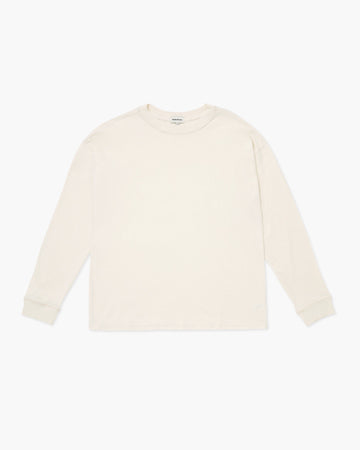 Men's Relaxed Long Sleeve Tee - Bone