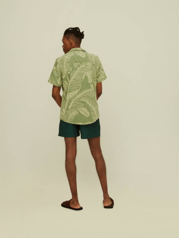 Men's Banana Leaf Cuba Terry Shirt