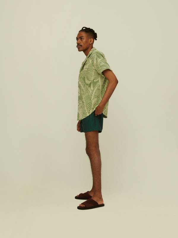 Men's Banana Leaf Cuba Terry Shirt