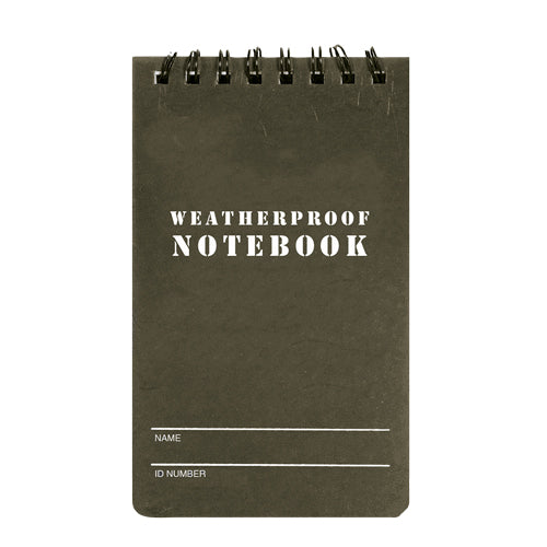 3"x5" MILITARY STYLE WEATHERPROOF NOTEBOOK