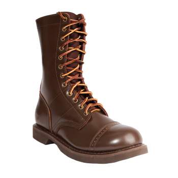 LEATHER JUMP BOOT - BROWN