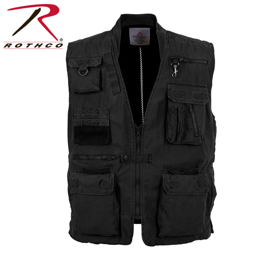 ROTHCO DELUXE SAFARI OUTBACK VEST - BLACK