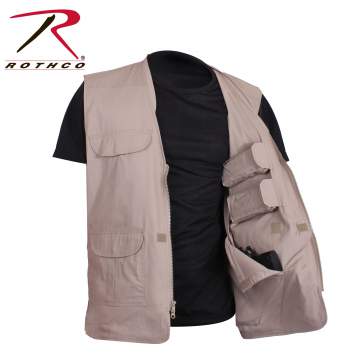 ROTHCO LIGHTWEIGHT PROFESSIONAL CONCEALED CARRY VEST - KHAKI