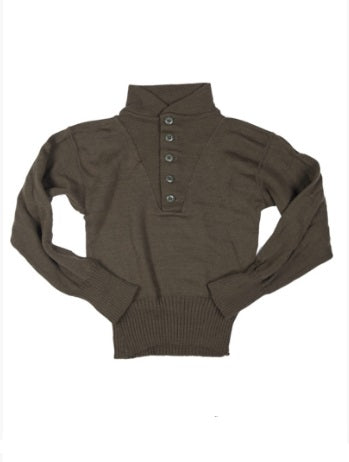 US GI 5-BUTTON SWEATER- SURPLUS