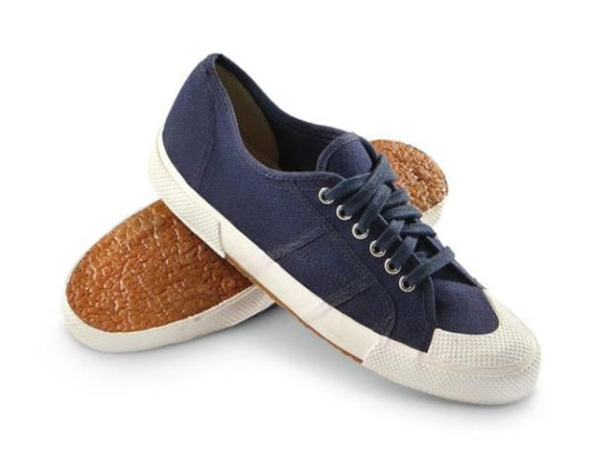 ITALIAN BLUE NAVY DECK SHOES