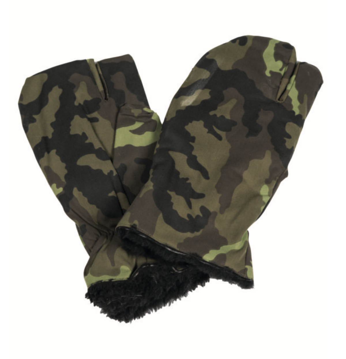 CZECH M95 CAMO TRIGGER FINGER MITTENS- SURPLUS