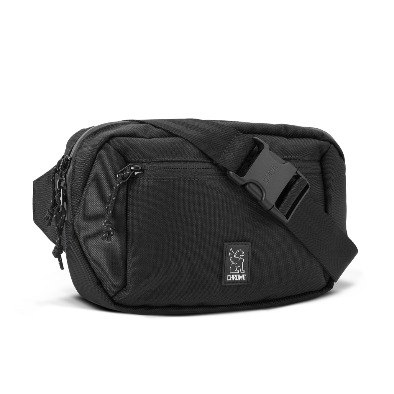 Chrome Ziptop Waistpack - Black