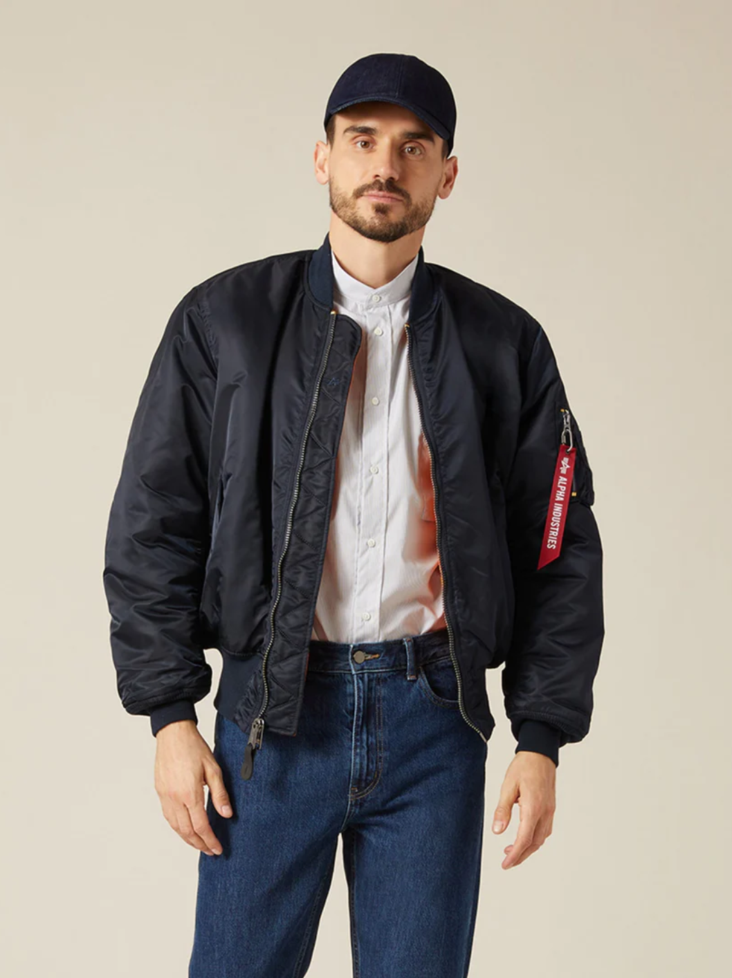 Alpha MA-1 Bomber Jacket - Replica Blue