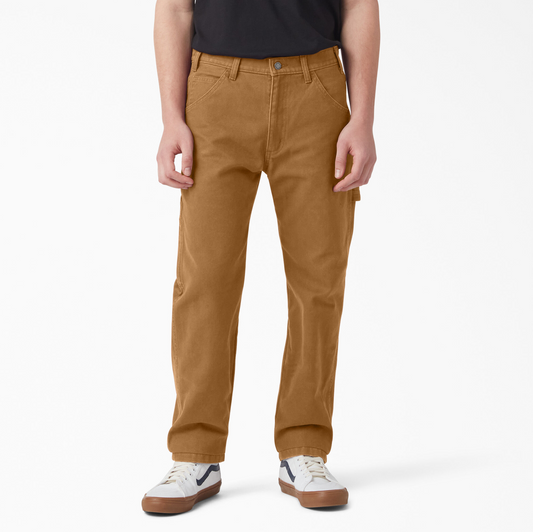 Men's Dickies Duck Carpenter Pant DUR03 - Stonwashed Duck Brown