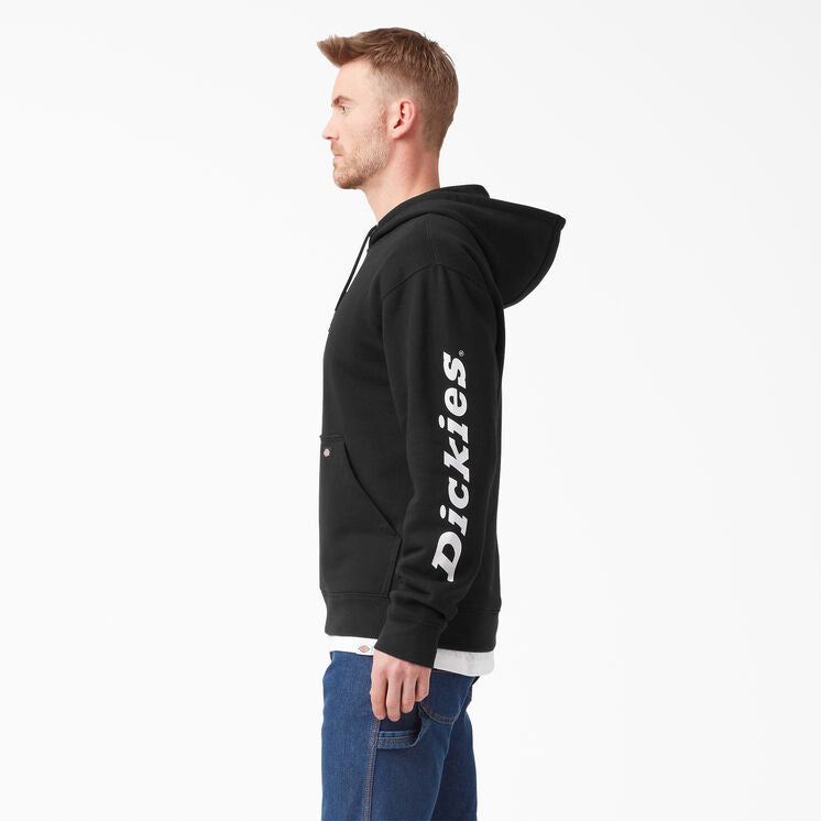 Dickies Water Repellent Logo Sleeve Hoodie - Black