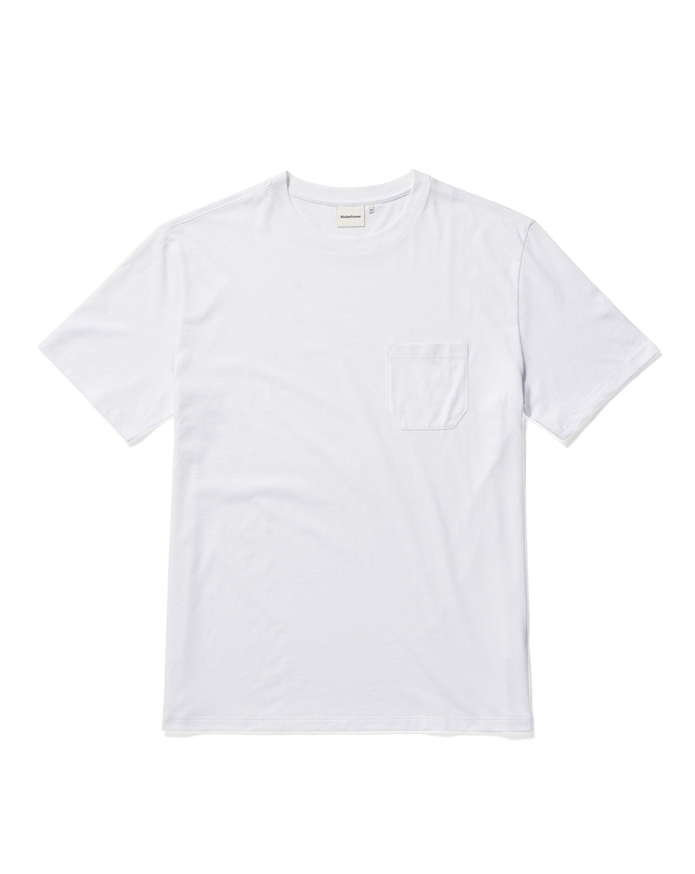 Men's Pima Cotton Pocket Tee - White