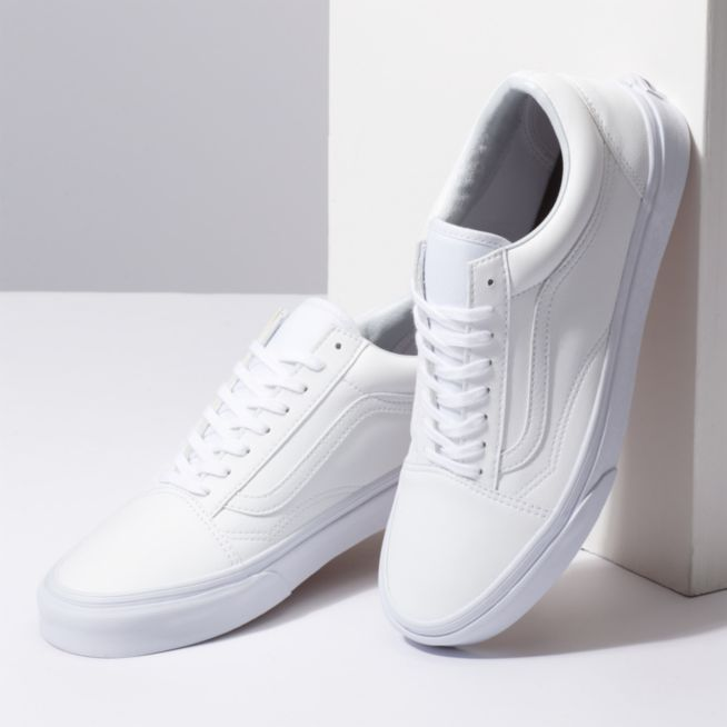 Unisex Old Skool - True White (Classic Tumble)