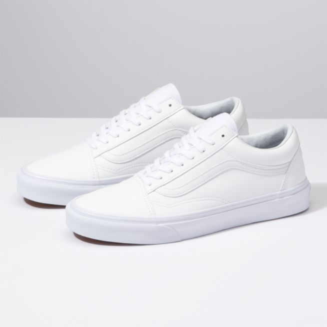 Unisex Old Skool - True White (Classic Tumble)