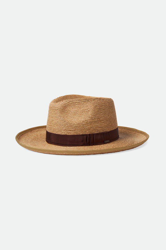 Reno Straw Fedora - Tan