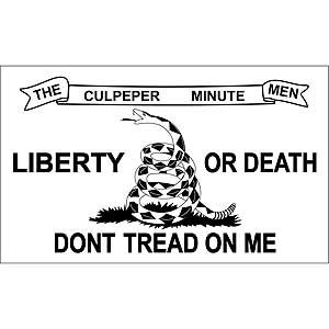 FLAG DON'T TREAD ON ME (WHITE)