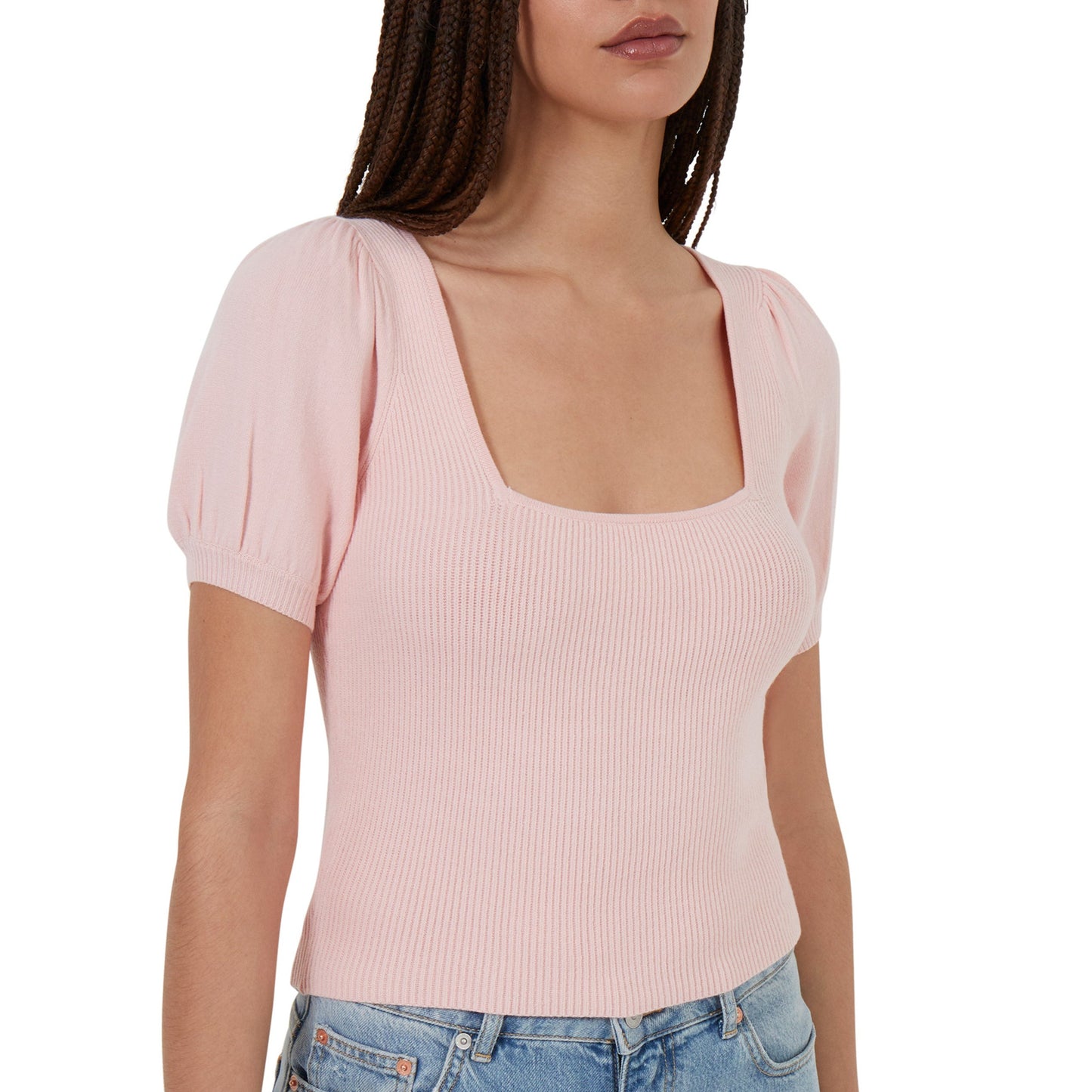 Women's Babysoft Top - Crystal Rose