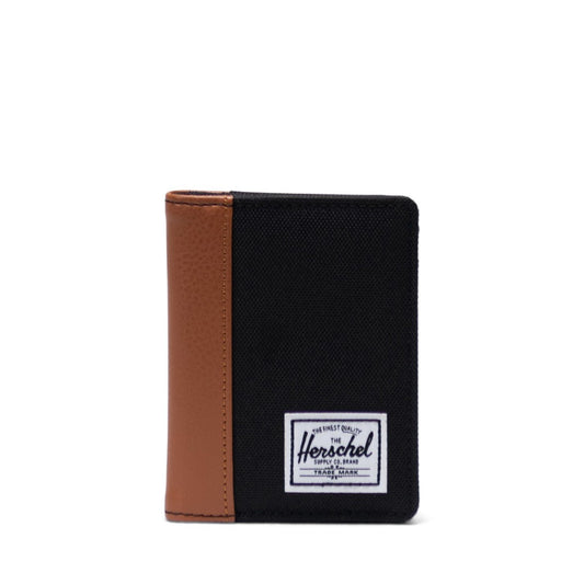 Herschel Gordon Wallet - Black / Tan (RFID)