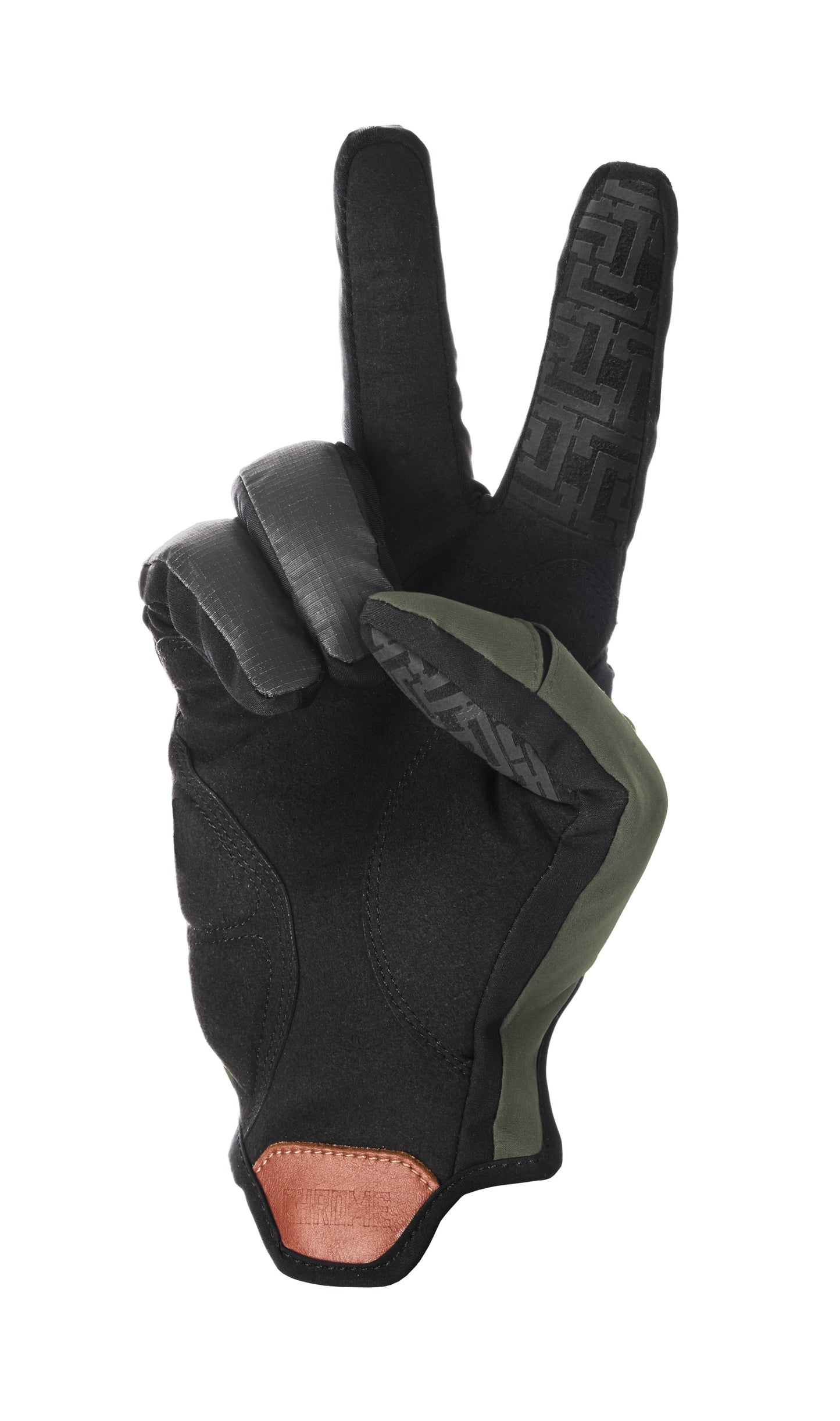 CHROME MIDWEIGHT CYCLE GLOVES - OLIVE/BLACK